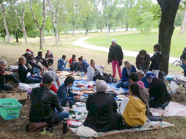 J&rsquo;anime un cours de français à la&nbsp;Fraternité